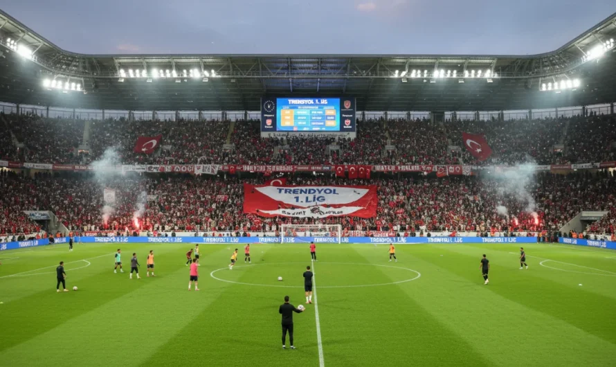 Trendyol 1. Lig’in 33, 34 ve 35. Haftaları İçin Maç Takvimi Duyuruldu