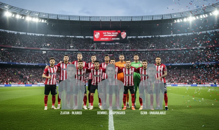 Fenerbahçe’de Kupa Sınavı Öncesi Kadro Bilmecesi